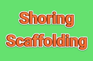 Shoring Scaffolding Banks